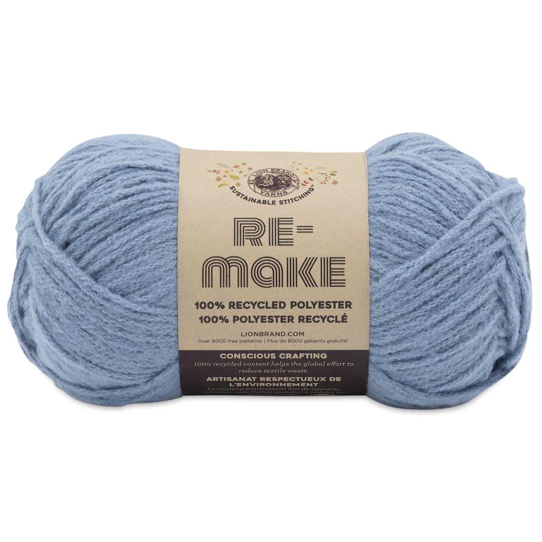 Open in modal - Lion Brand Yarn Re-Make Yarn - Azure Blue, 217 yds