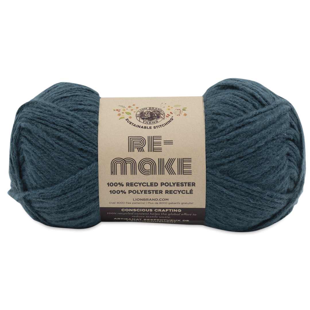 Open in modal - Lion Brand Yarn Re-Make Yarn - Peacock, 217 yds