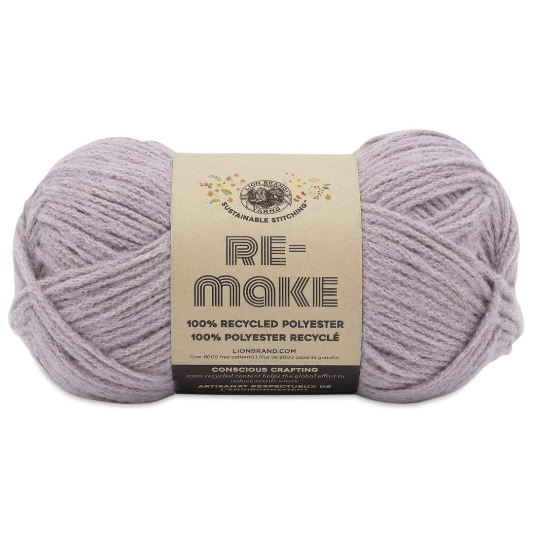 Open in modal - Lion Brand Yarn Re-Make Yarn - Dusty Lilac, 217 yds