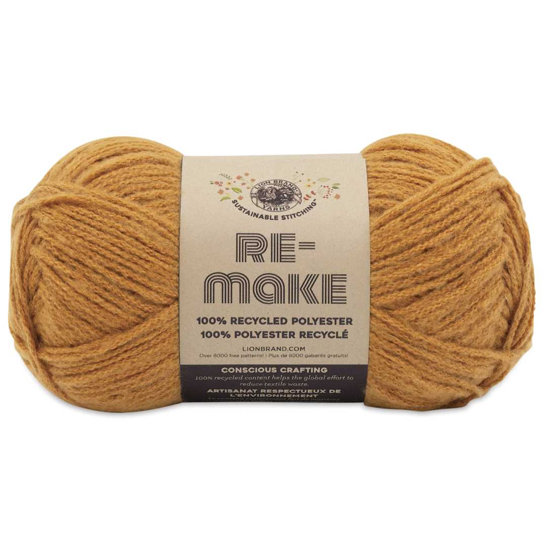 Open in modal - Lion Brand Yarn Re-Make Yarn - Amber, 217 yds