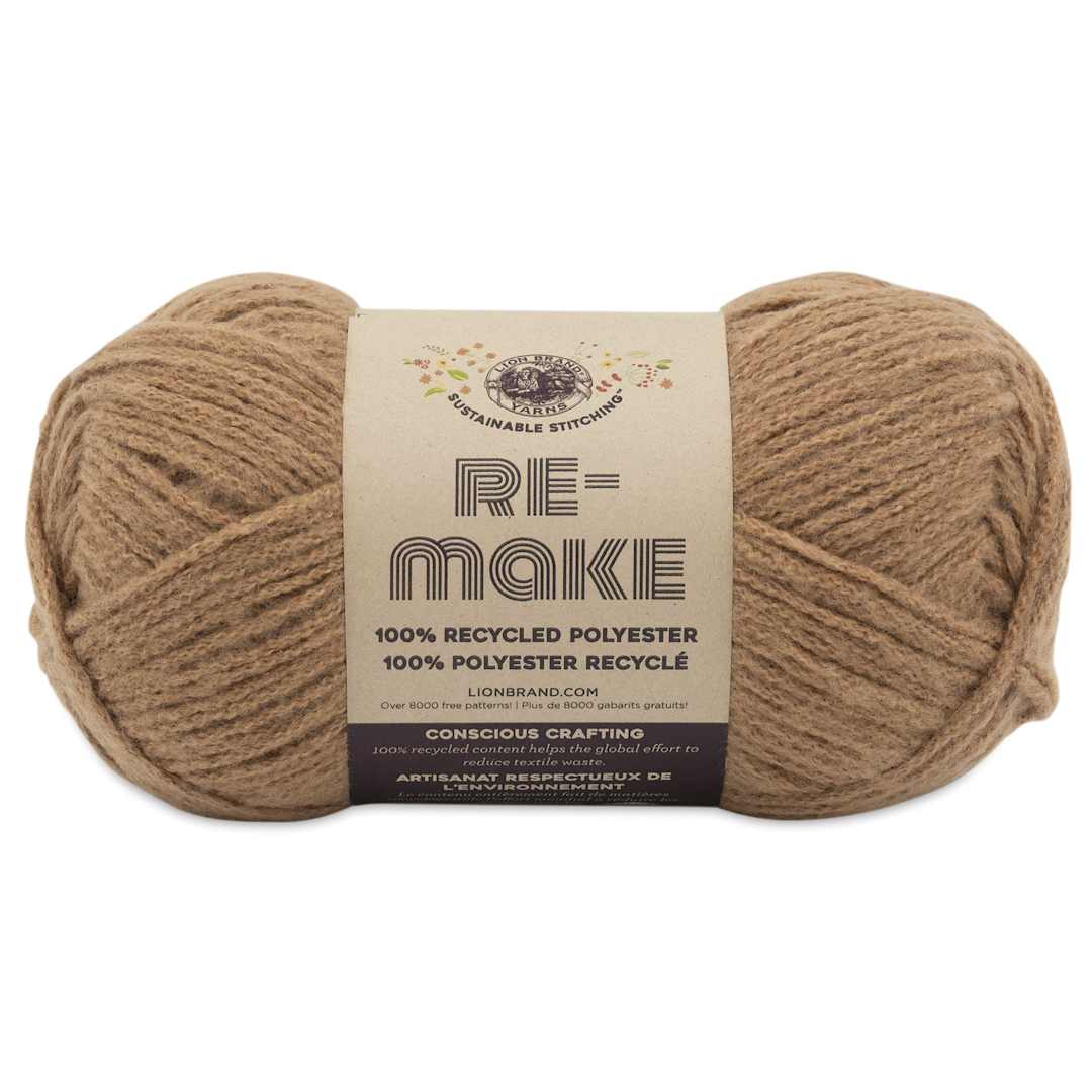 Open in modal - Lion Brand Yarn Re-Make Yarn - Chestnut, 217 yds