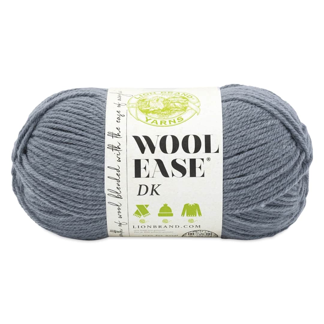 Open in modal - Lion Brand Yarn Wool-Ease DK Yarn - Slate, 232 yds