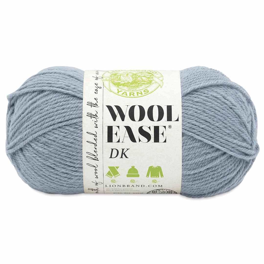 Open in modal - Lion Brand Yarn Wool-Ease DK Yarn - Bluegrass, 232 yds