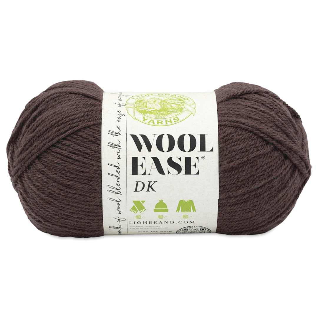 Open in modal - Lion Brand Yarn Wool-Ease DK Yarn - Hickory, 232 yds