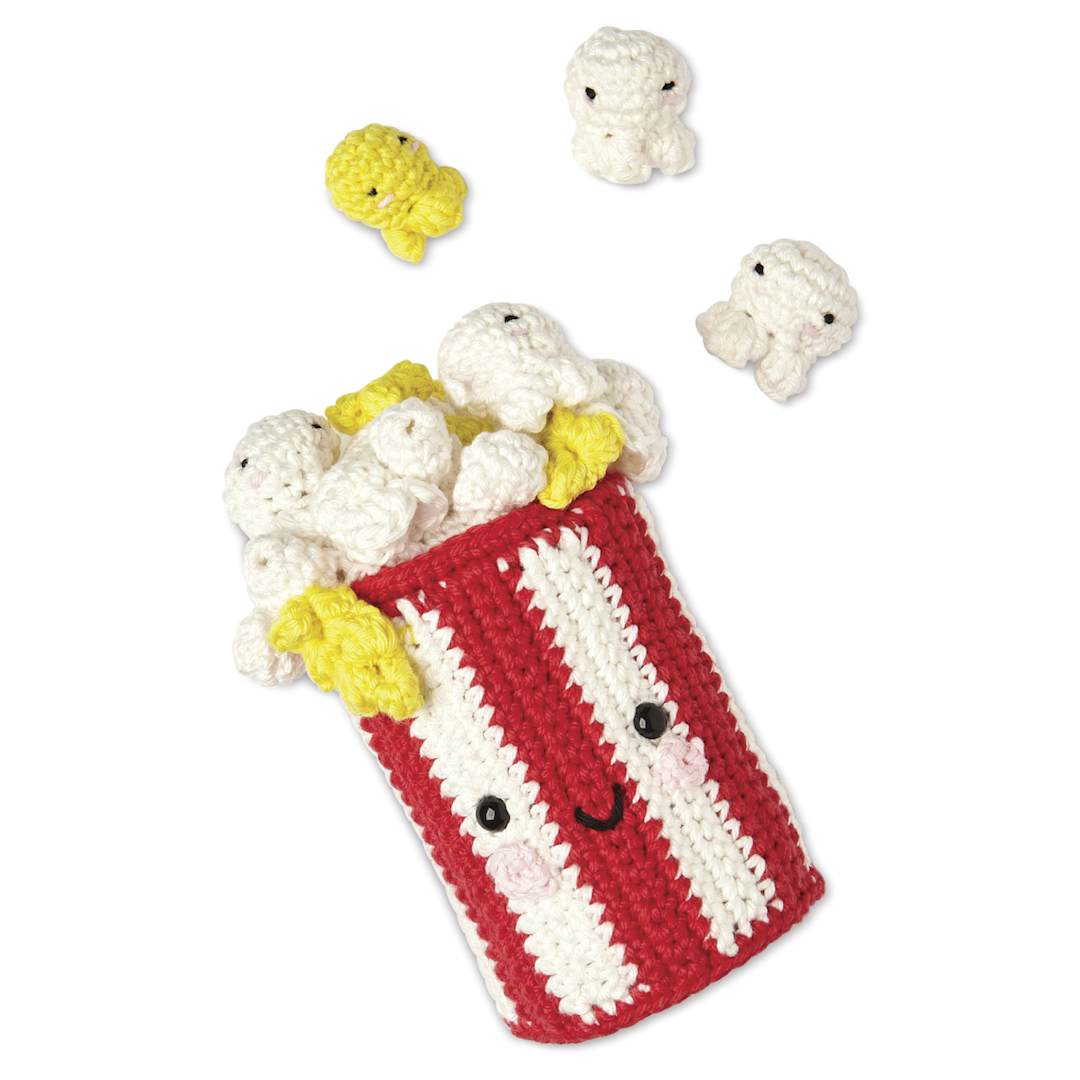 Open in modal - DMC Amigurumi Kits - Pop the Corn - finished example