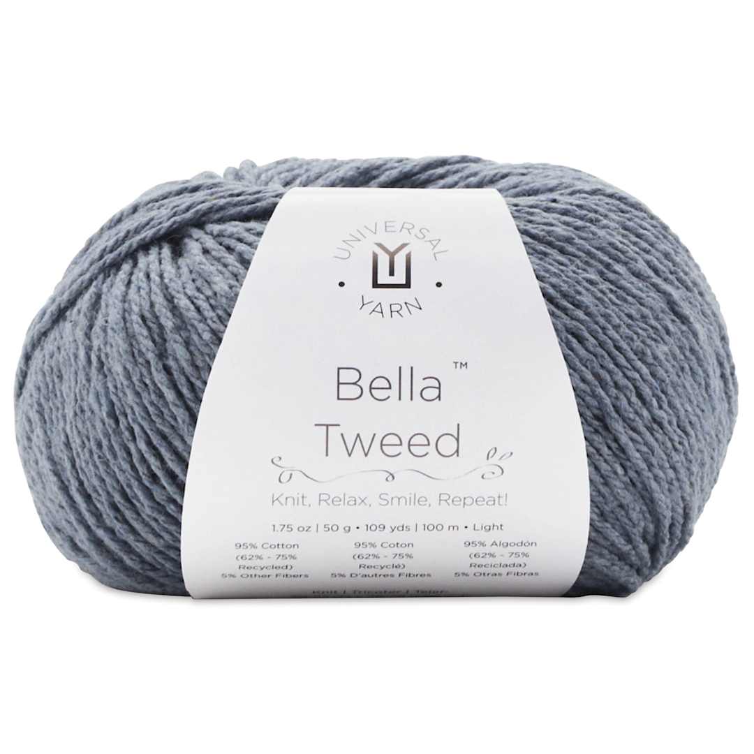 Open in modal - Universal Yarn Bella Tweed Yarn - Thoughtful, 109 yds