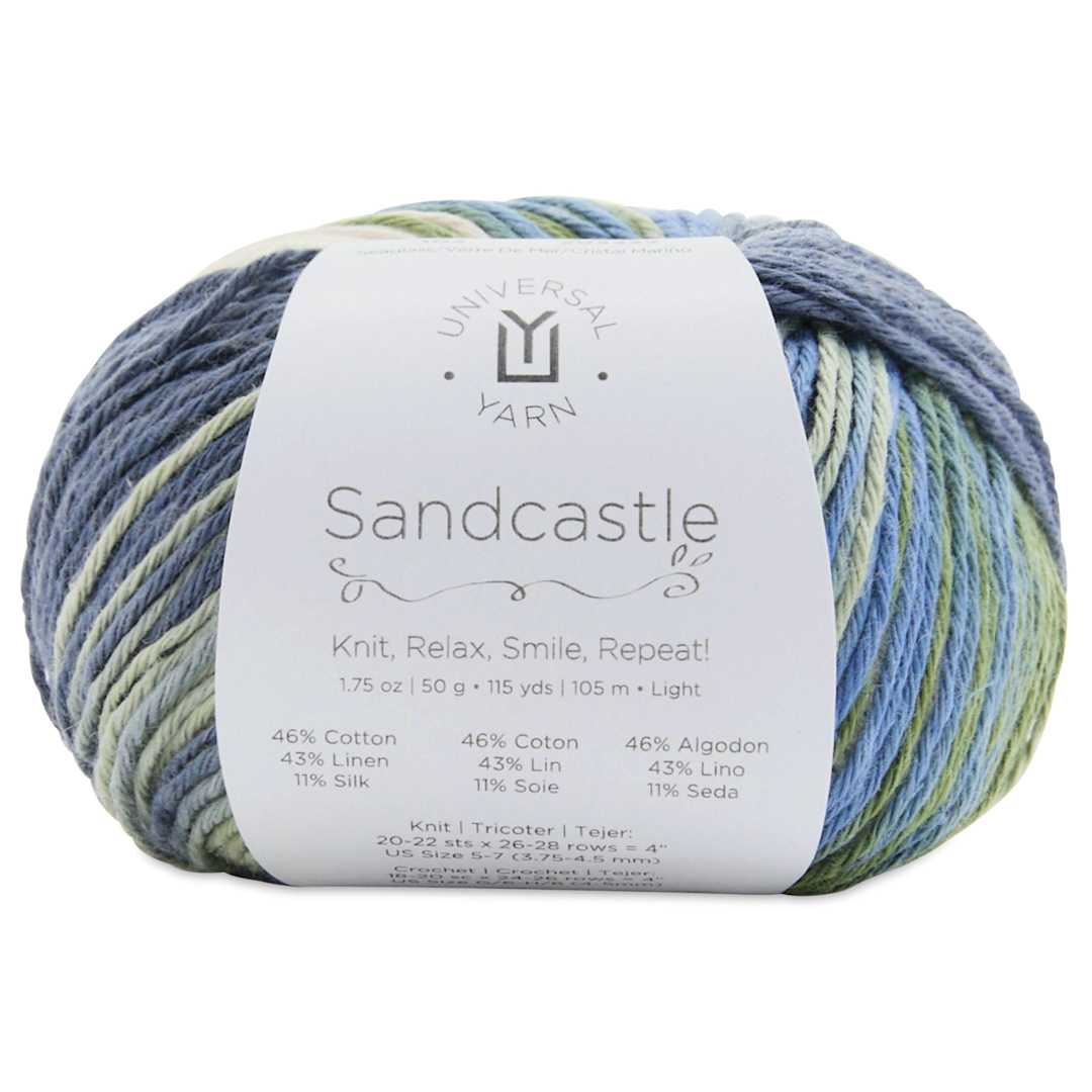 Open in modal - Universal Yarn Sandcastle Yarn - Seaglass, 115 yds