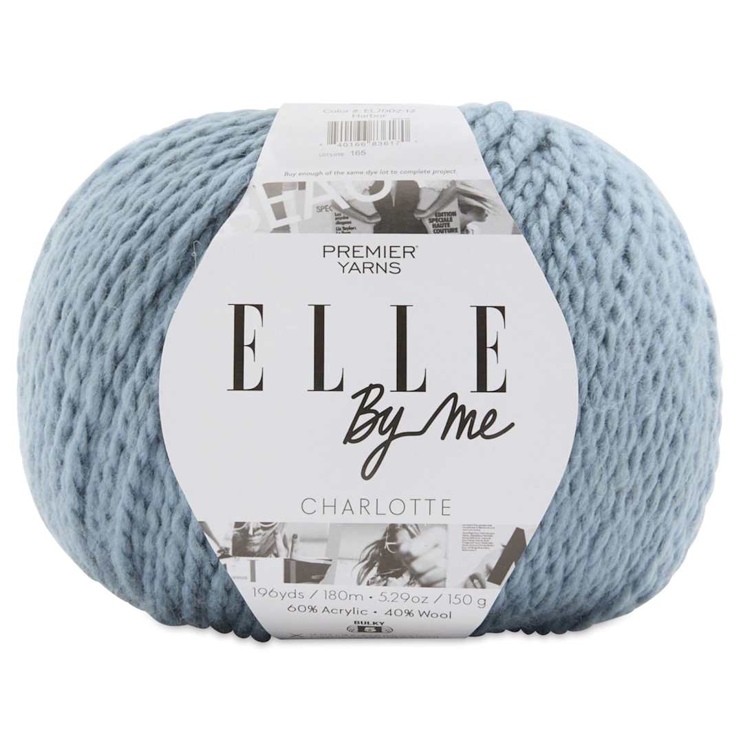 Open in modal - Premier Yarn Elle By Me Charlotte Solids Yarn - Harbor, 196 yds