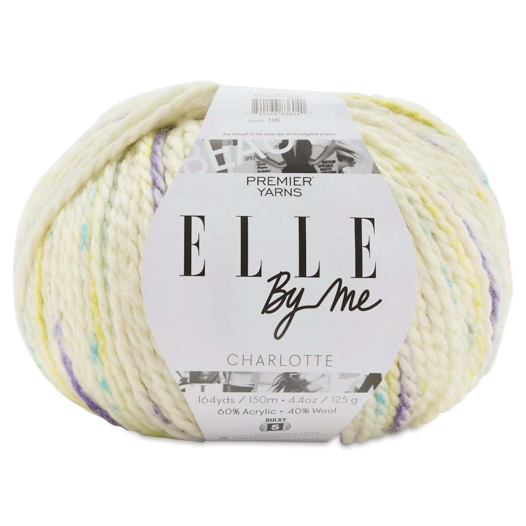 Open in modal - Premier Yarn Elle By Me Charlotte Multi Yarn - Margarita, 164 yds