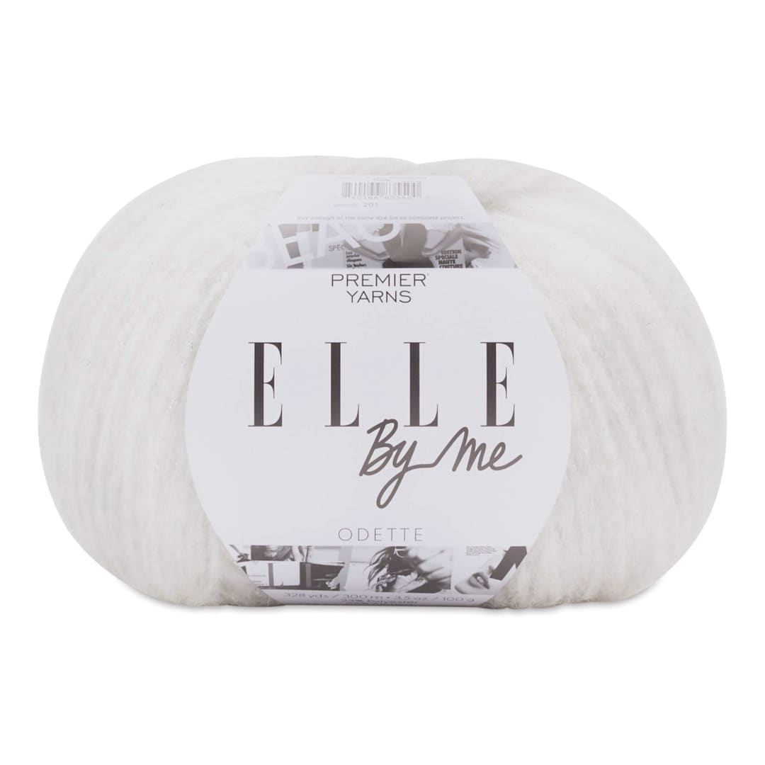 Open in modal - Premier Yarn Elle By Me Odette Yarn - Salt, 328 yds