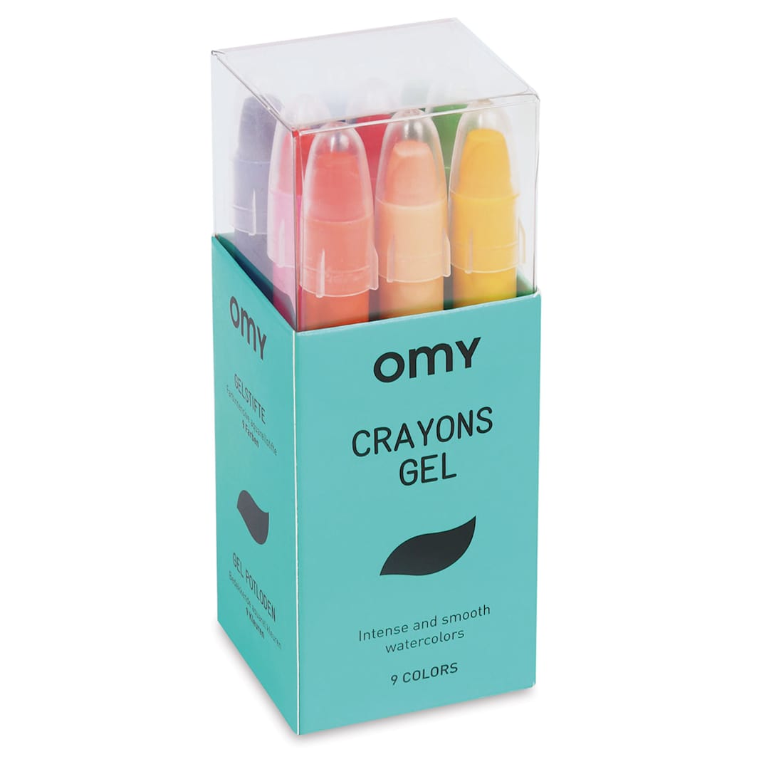 Open in modal - Omy Gel Crayon Set, in packaging