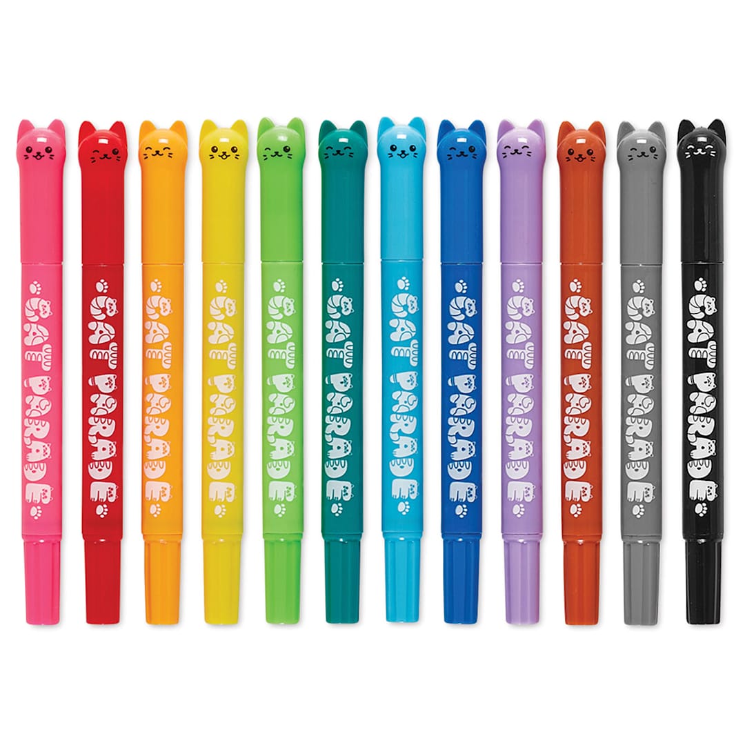 Open in modal - Ooly Cat Parade Watercolor Gel Crayons, out of packaging