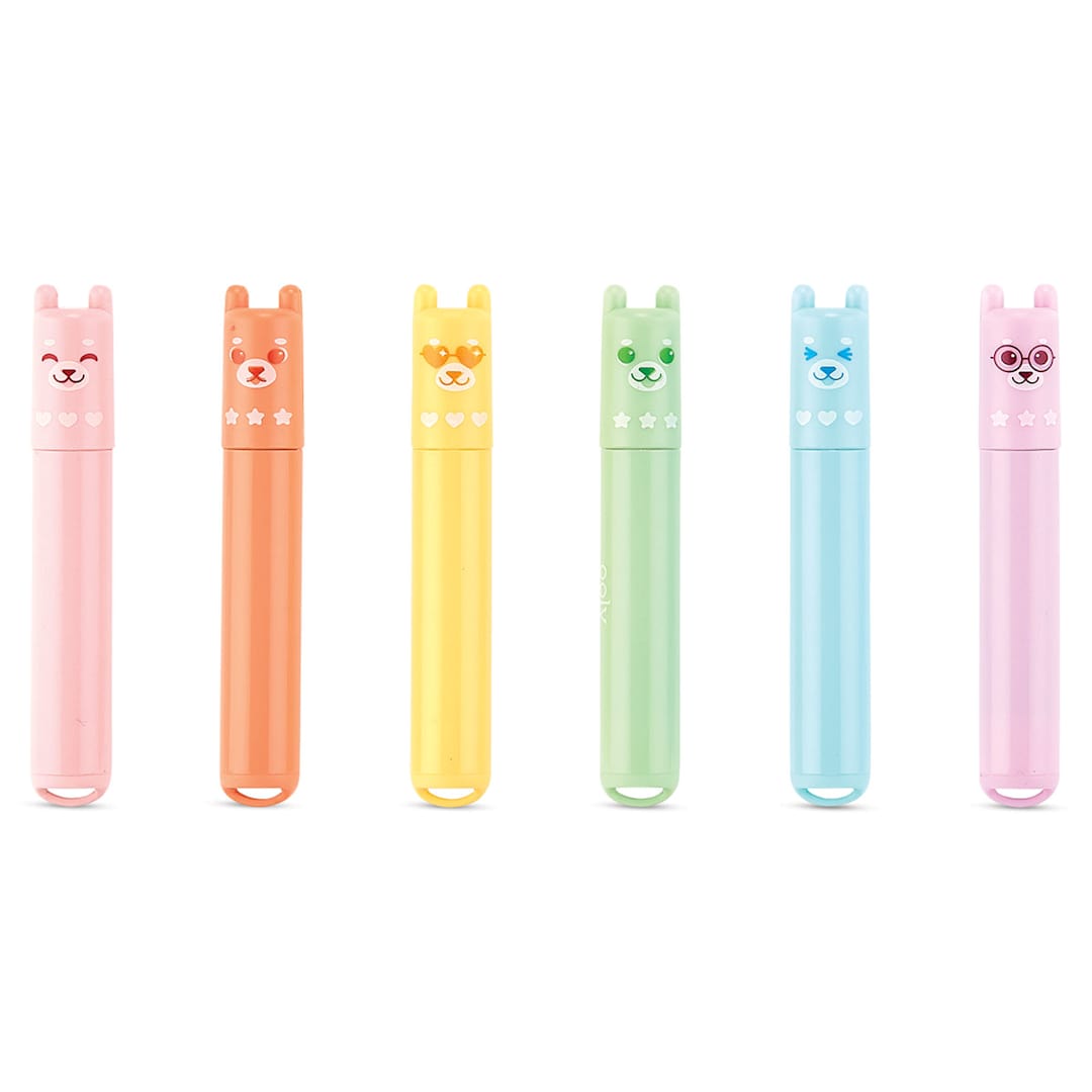 Open in modal - Ooly Beary Sweet Mini Scented Highlighters, out of packaging