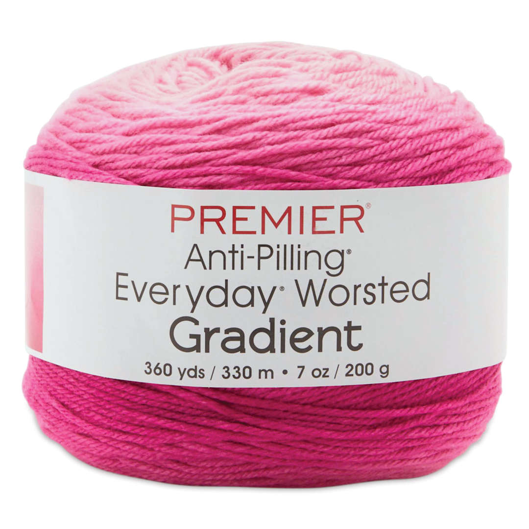 Open in modal - Premier Yarns Anti-Pilling Everyday Worsted Gradient Yarn - Pink Tones, 360 yds