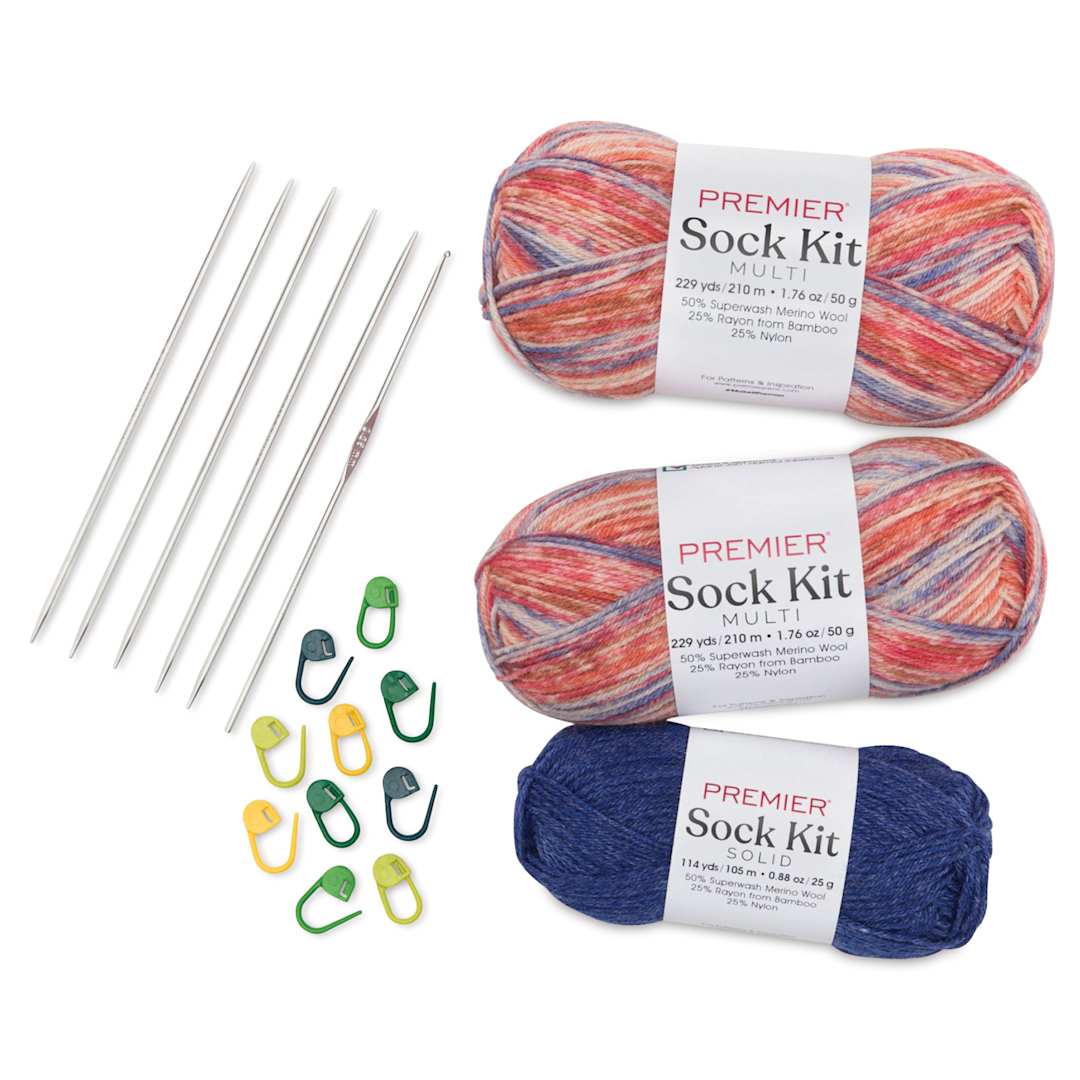 Open in modal - Premier Yarn Sock Kit - Take a Hike