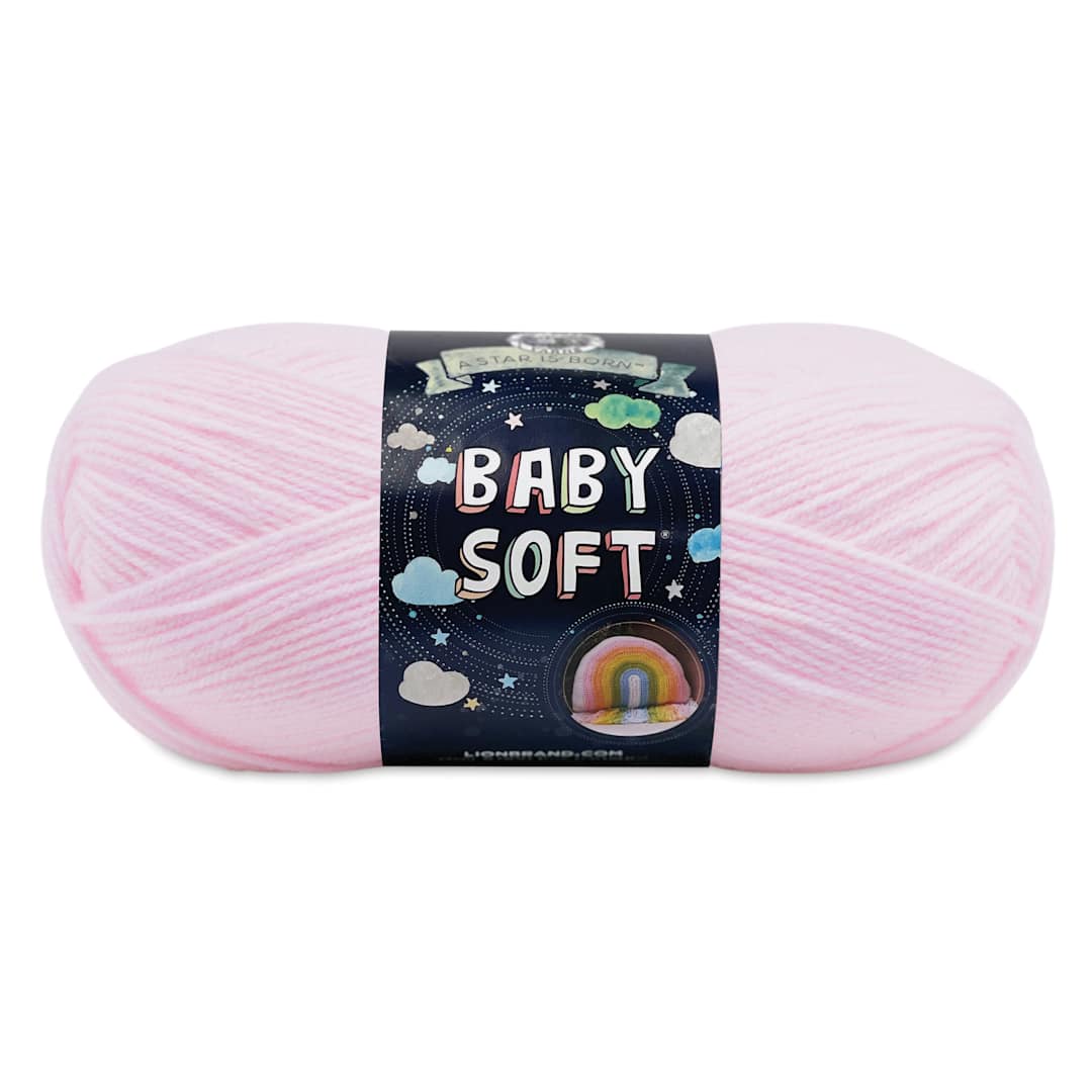 Open in modal - Lion Brand Baby Soft Yarn - Petal