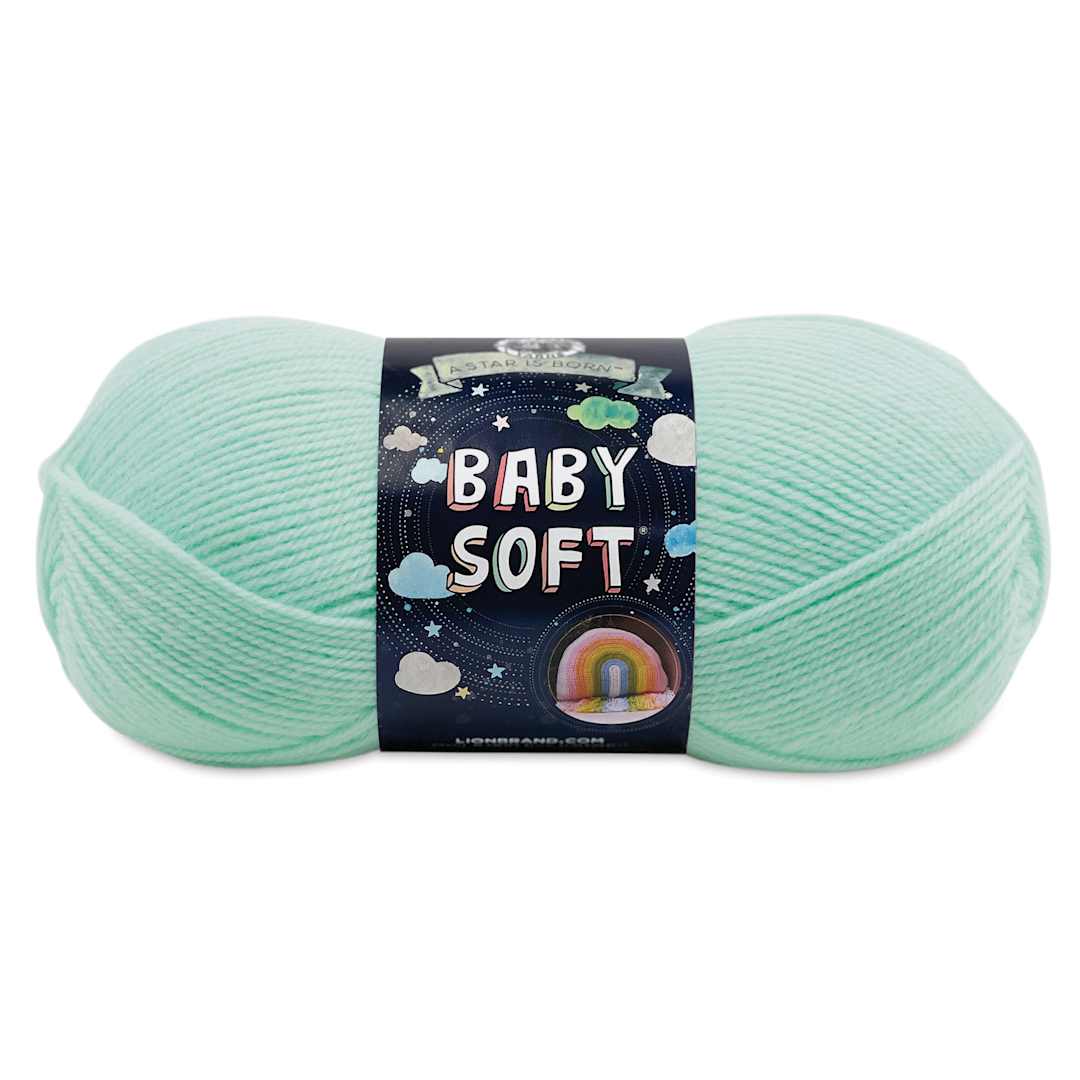 Open in modal - Lion Brand Baby Soft Yarn - Mint