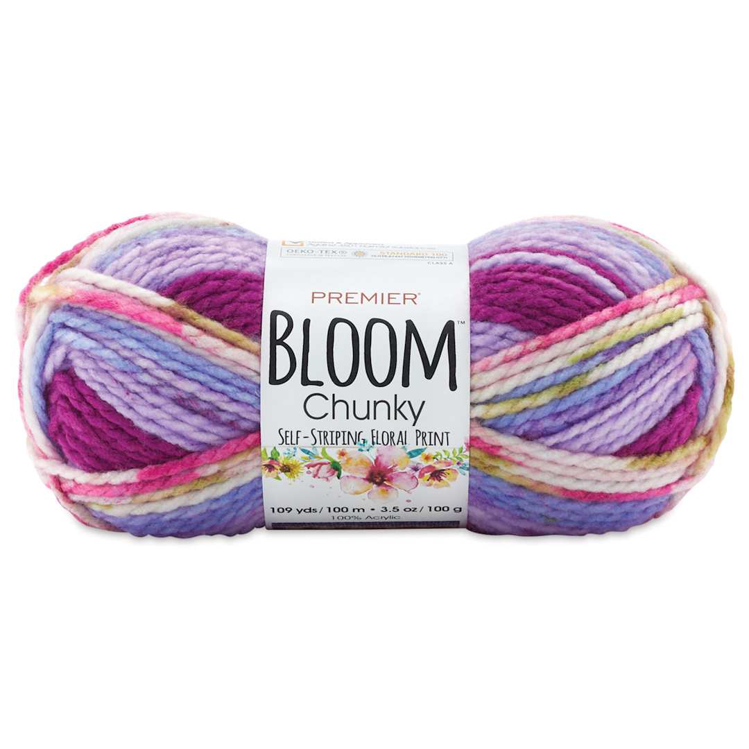Open in modal - Premier Yarn Bloom Chunky Yarn - Iris