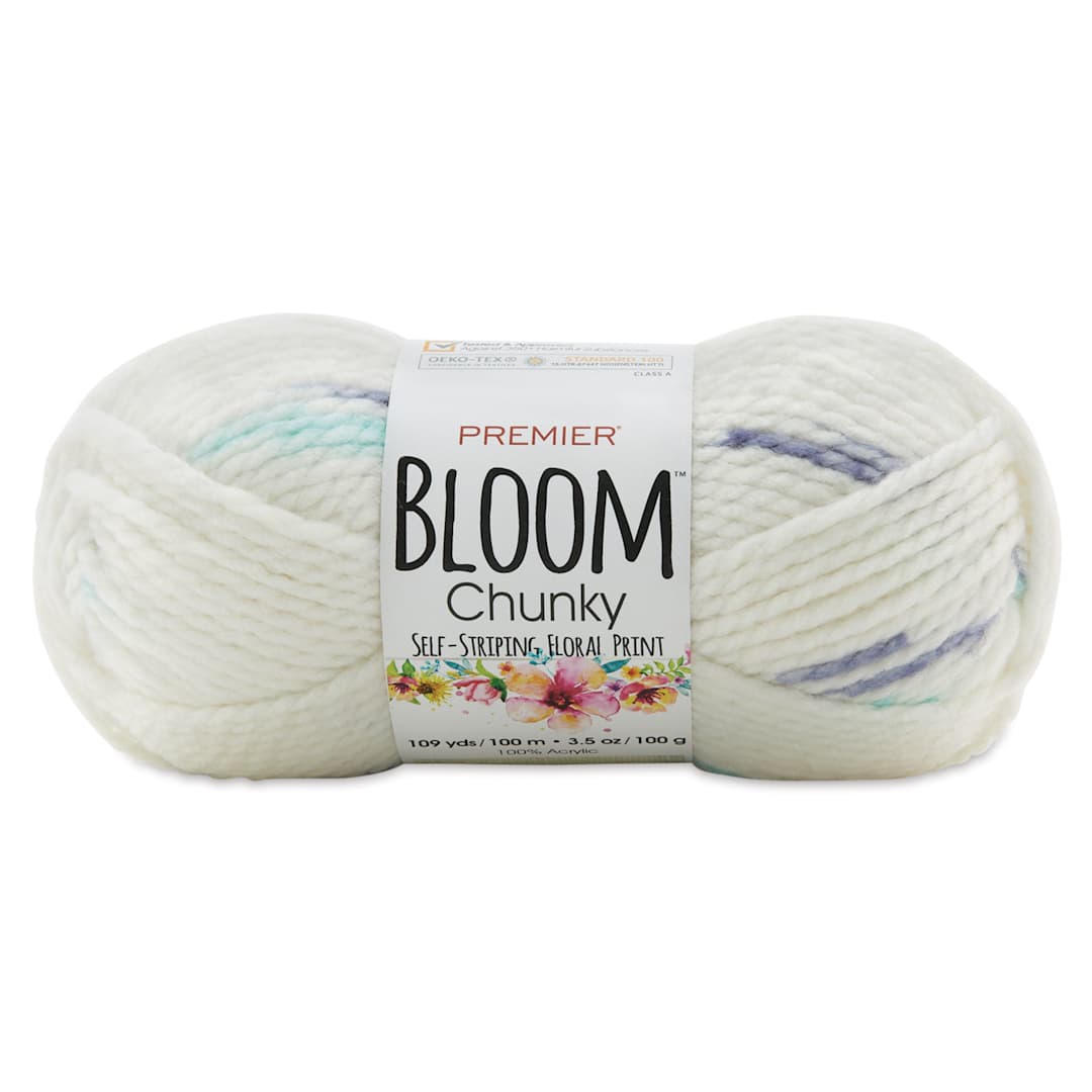 Open in modal - Premier Yarn Bloom Chunky Yarn - Sea Holly