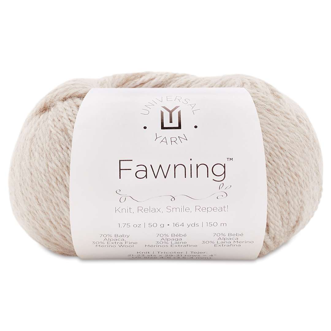 Open in modal - Universal Yarn Fawning Yarn - Sesame