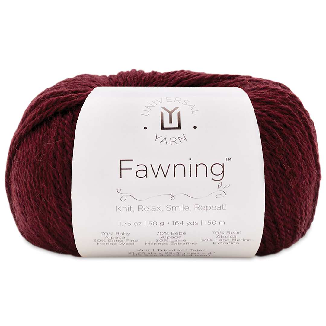 Open in modal - Universal Yarn Fawning Yarn - Cranberry