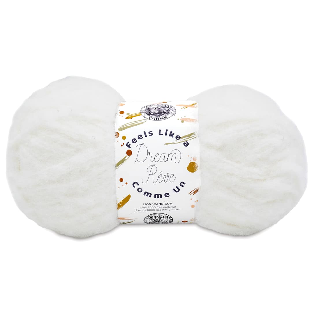 Open in modal - Lion Brand Feels Like A Dream Yarn - Snowflake, 207 yds