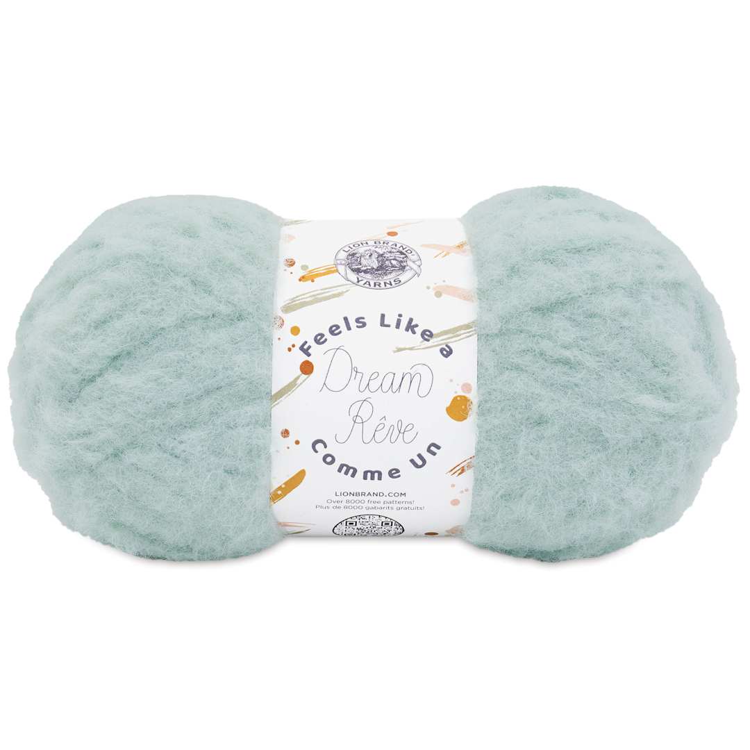 Open in modal - Lion Brand Feels Like A Dream Yarn - Seaspray, 207 yds