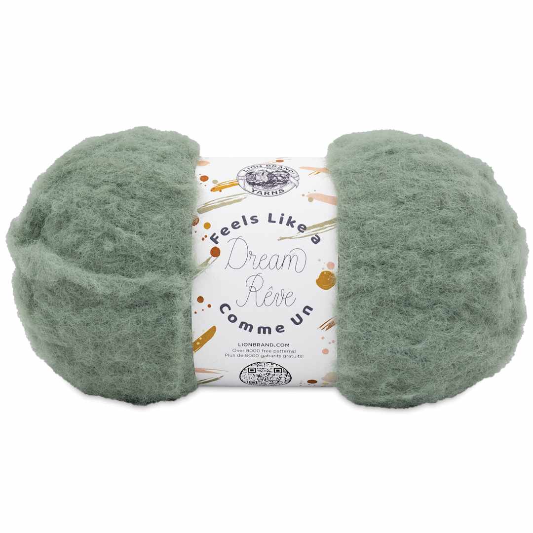 Open in modal - Lion Brand Feels Like A Dream Yarn - Seagreen, 207 yds