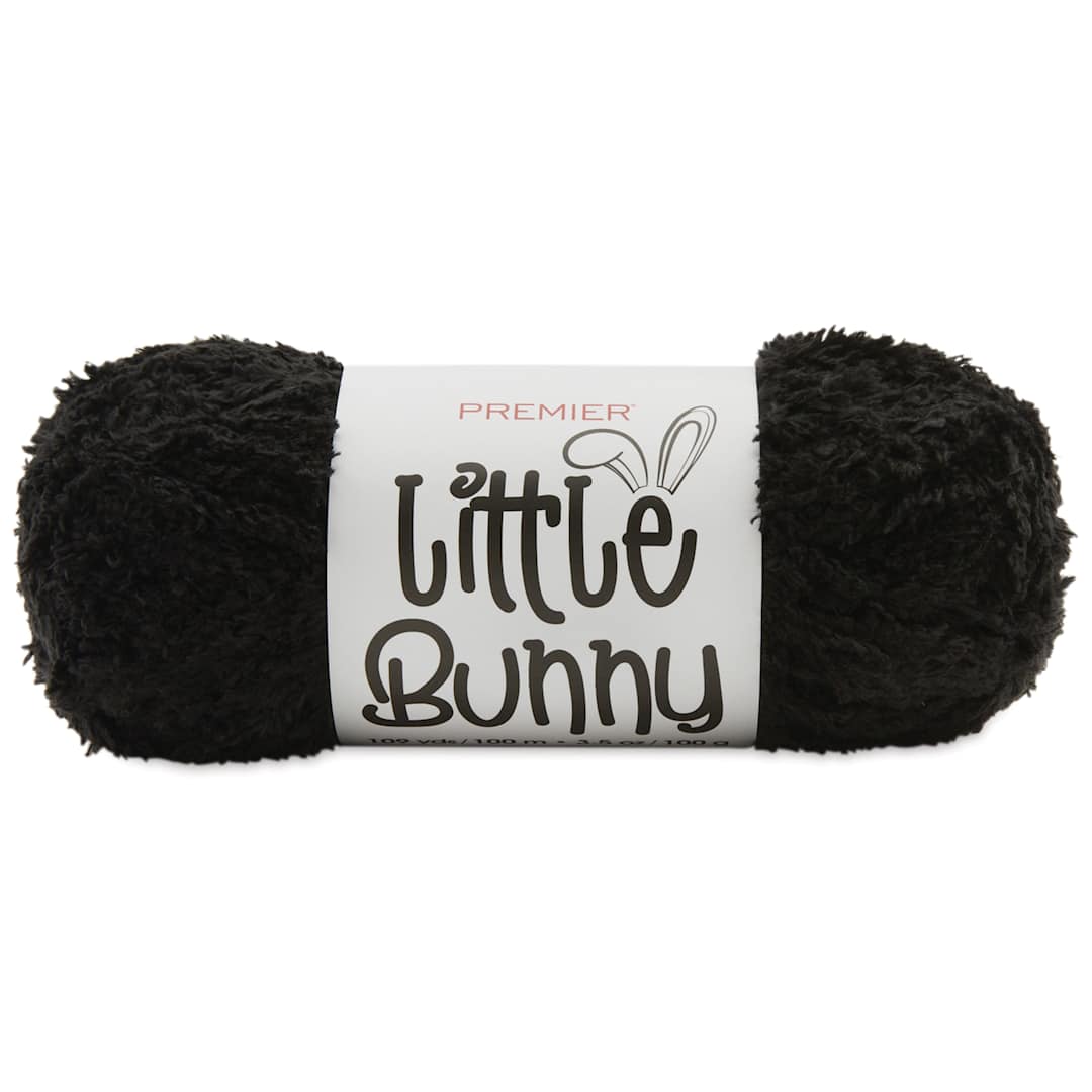 Open in modal - Premier Yarn Little Bunny Solids Yarn - Black