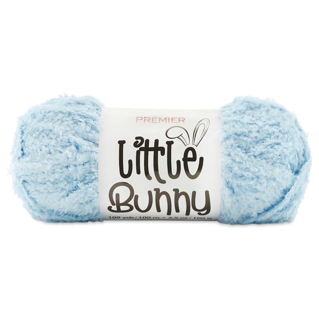 Open in modal - Premier Yarn Little Bunny Solids Yarn - Light Blue