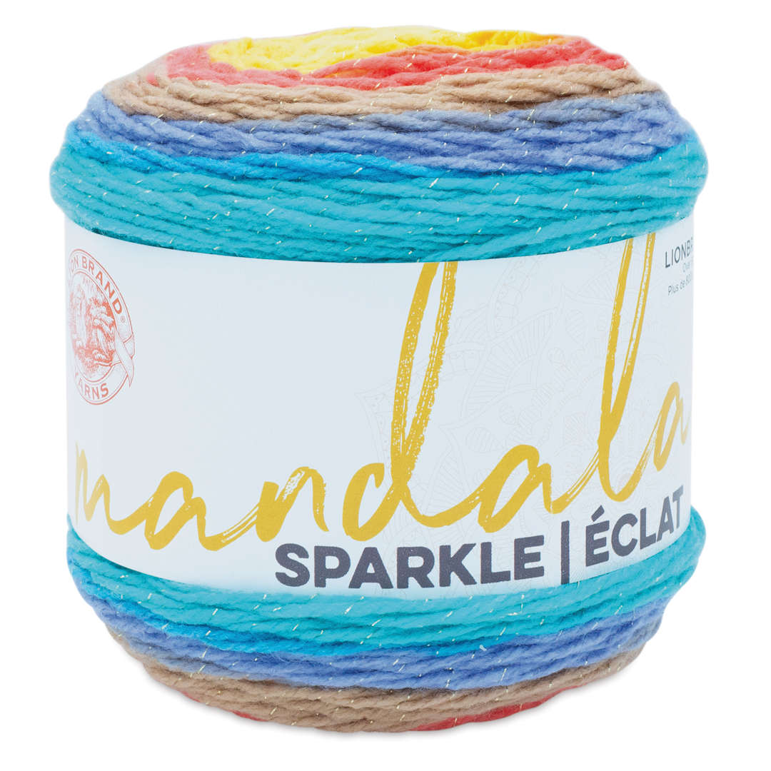 Open in modal - Lion Brand Mandala Sparkle Yarn - Hercules
