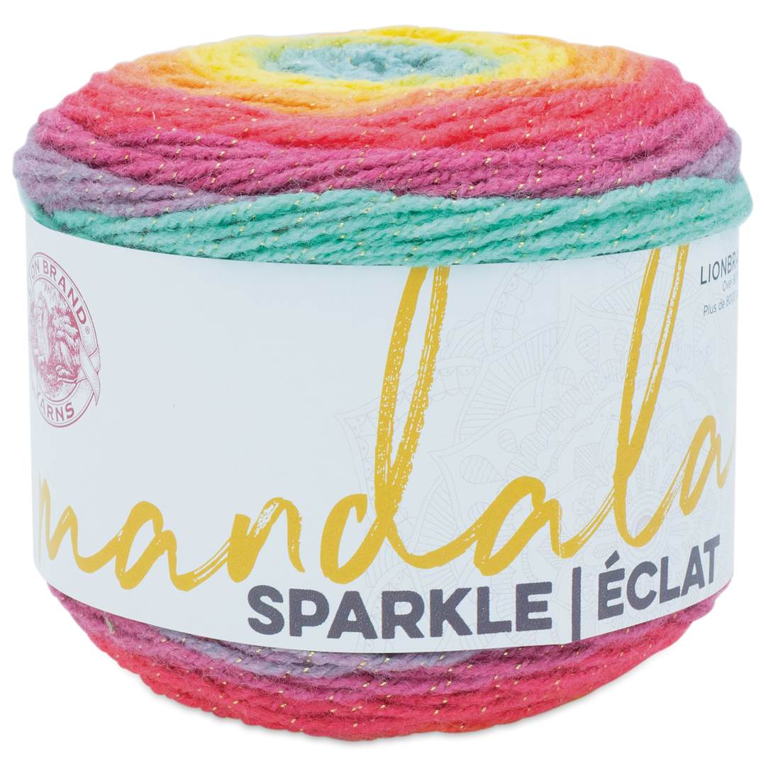 Open in modal - Lion Brand Mandala Sparkle Yarn - Crux
