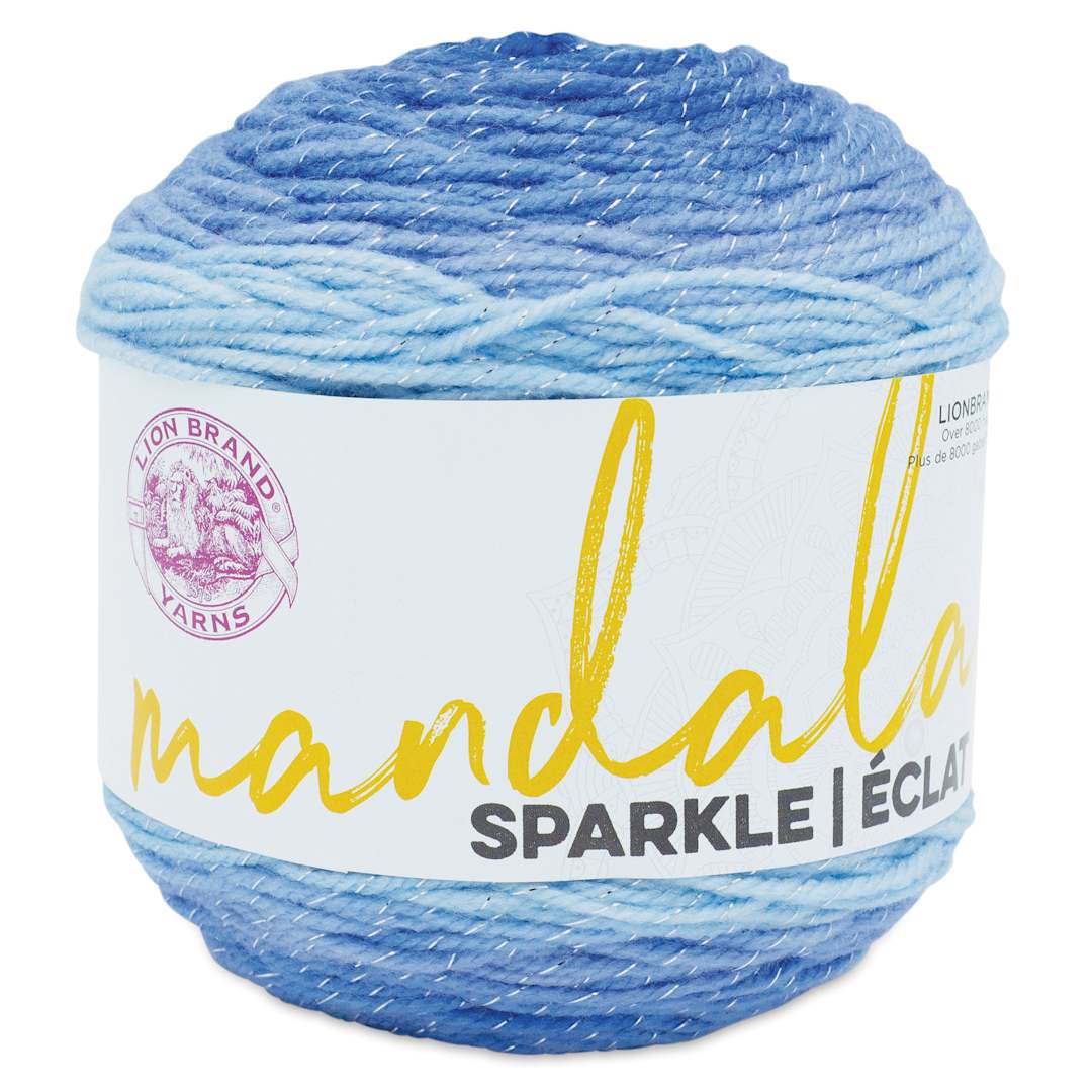 Open in modal - Lion Brand Mandala Sparkle Yarn - Cepheus