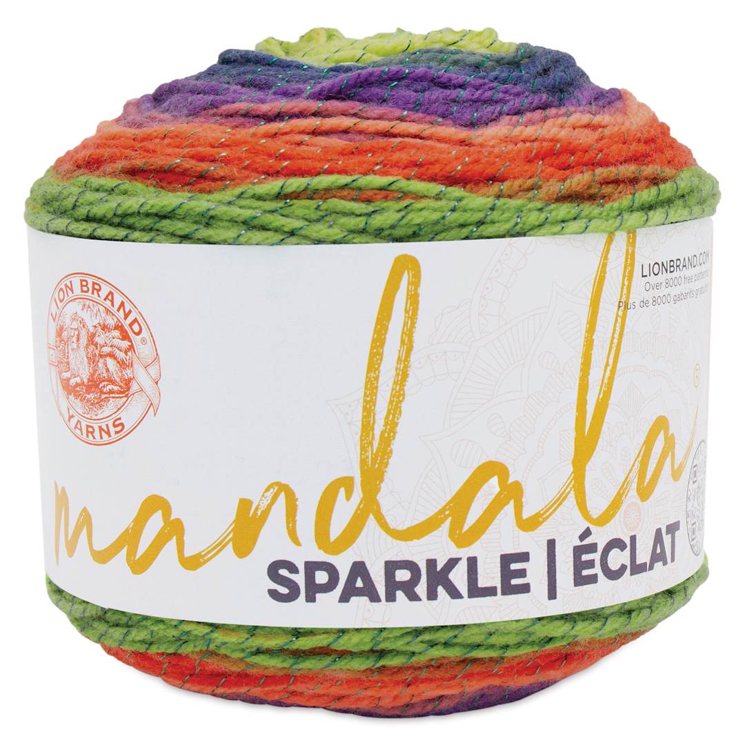 Open in modal - Lion Brand Mandala Sparkle Yarn - Monoceros
