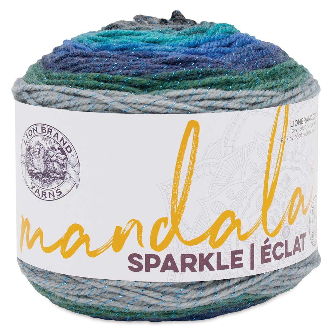 Open in modal - Lion Brand Mandala Sparkle Yarn - Volan