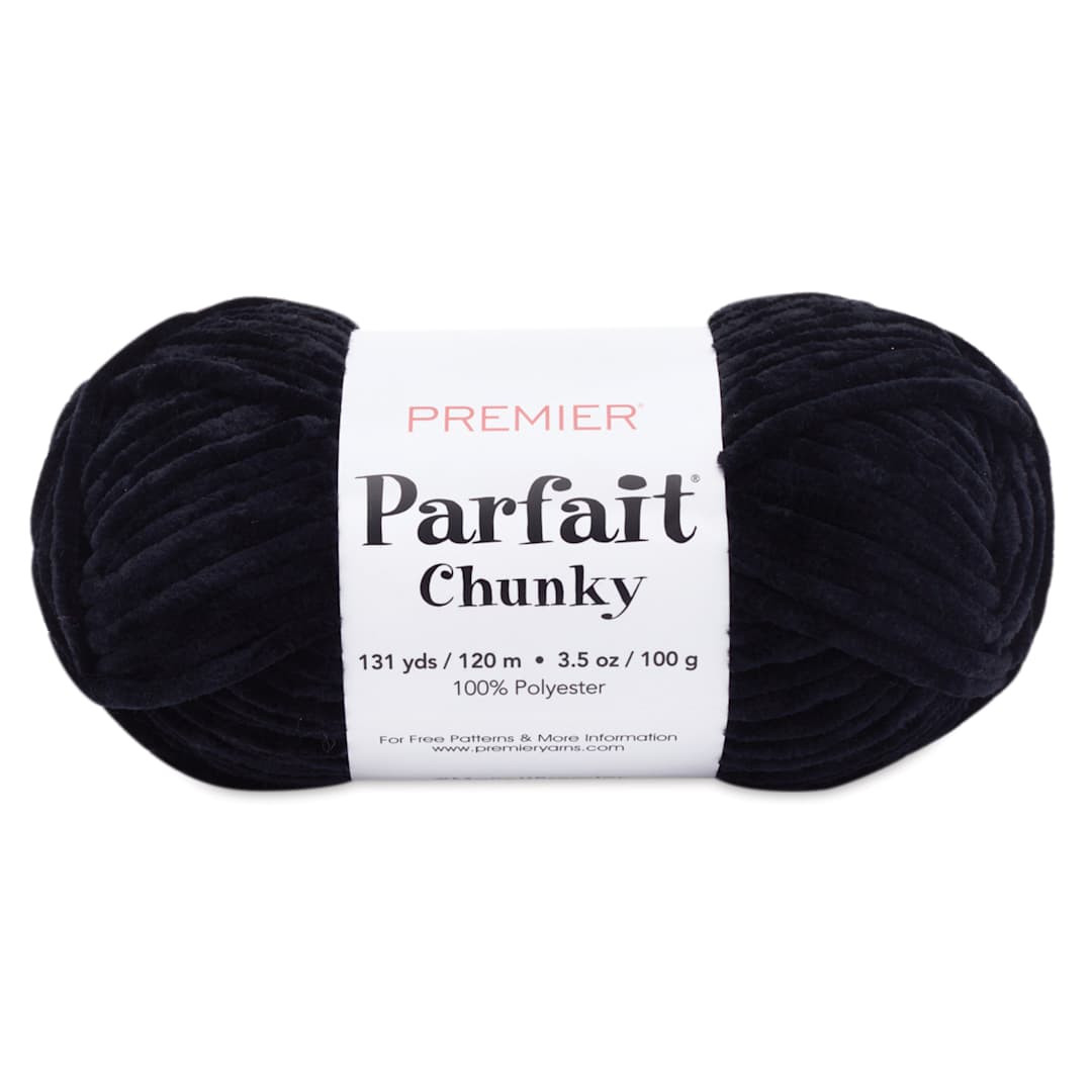 Open in modal - Premier Yarn Parfait Chunky Yarn - Black