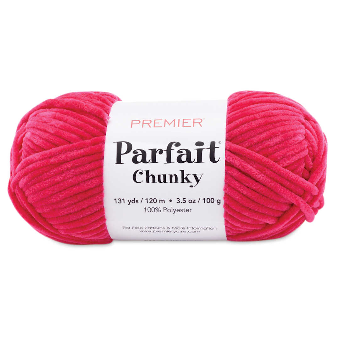 Open in modal - Premier Yarn Parfait Chunky Yarn - Bright Pink