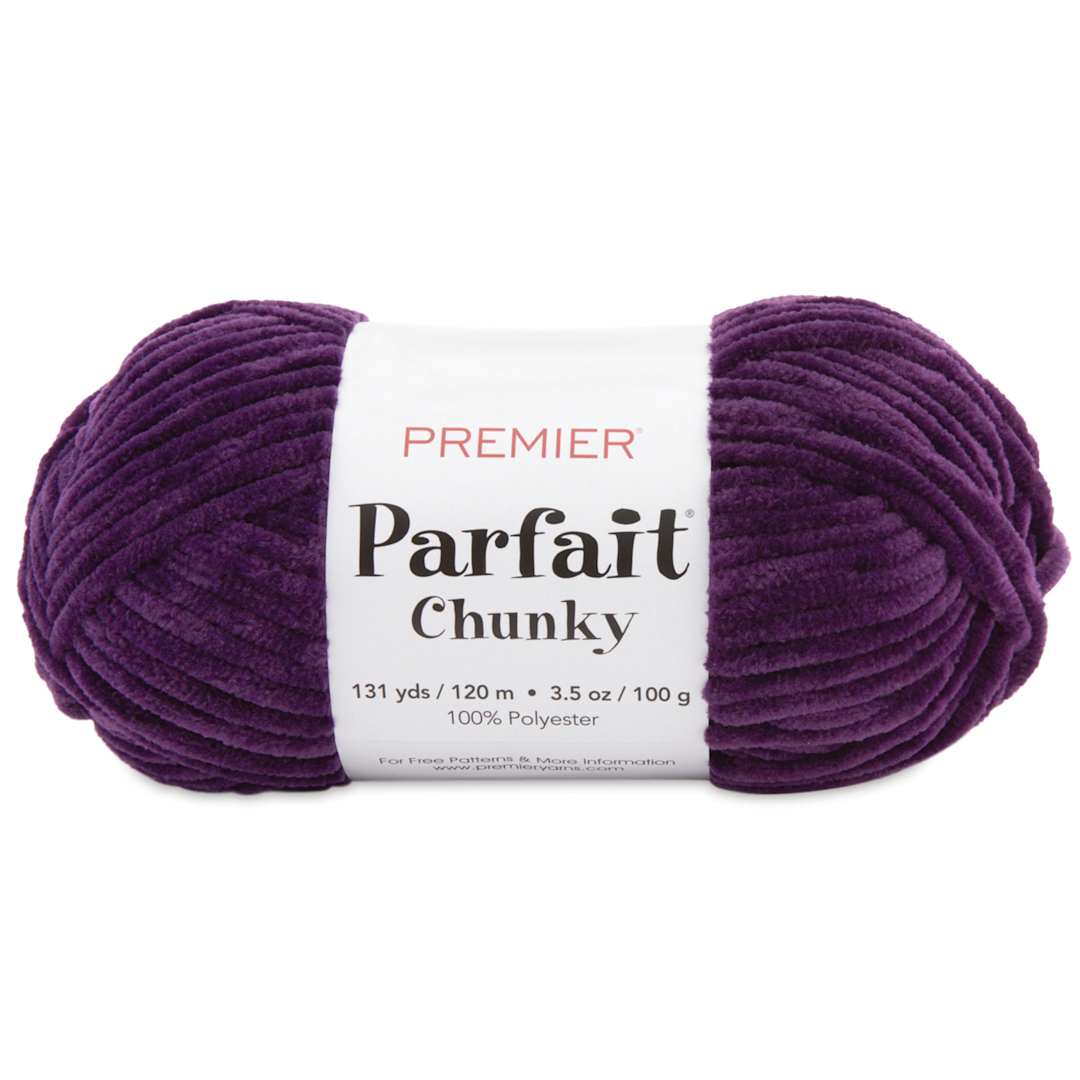 Open in modal - Premier Yarn Parfait Chunky Yarn - Eggplant