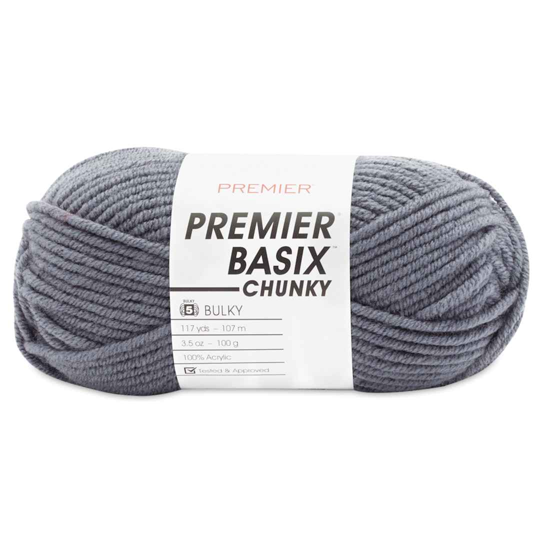 Open in modal - Premier Yarn Basix Chunky Yarn - Slate