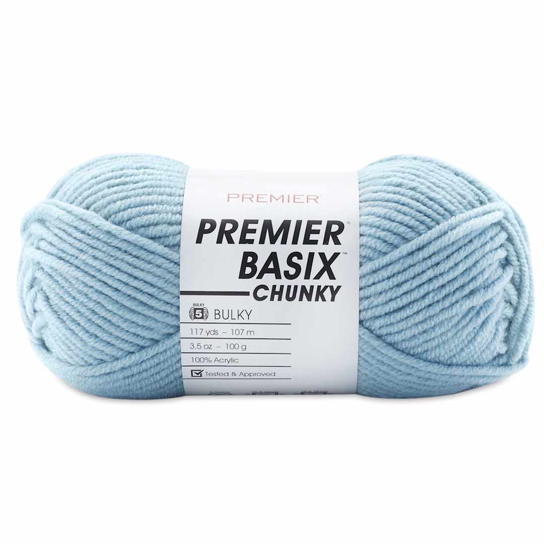 Open in modal - Premier Yarn Basix Chunky Yarn - Sky