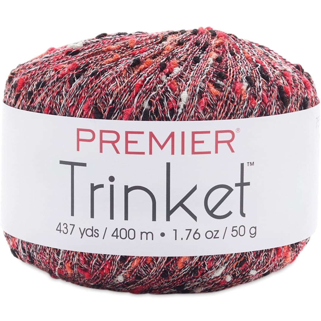 Open in modal - Premier Yarn Trinket Yarn - Dark Ruby