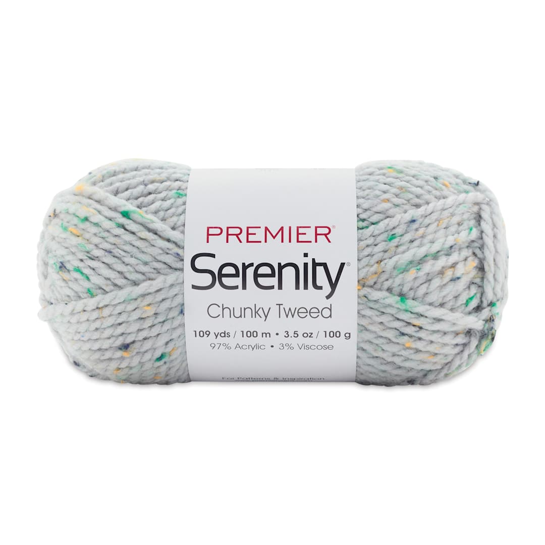 Open in modal - Premier Yarn Serenity Chunky Tweed Yarn - Fog