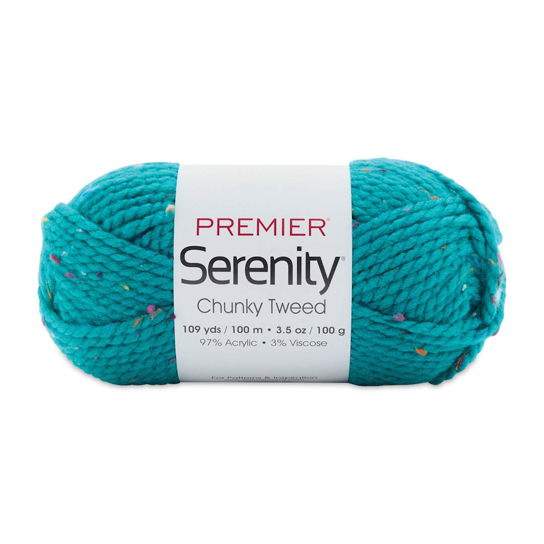 Open in modal - Premier Yarn Serenity Chunky Tweed Yarn - Tahiti