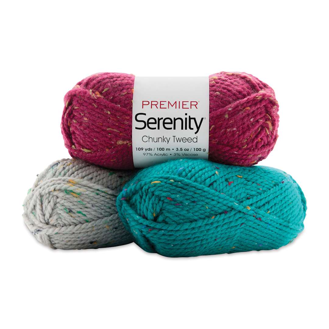 Open in modal - Premier Yarn Sernity Chunky Tweed Yarn