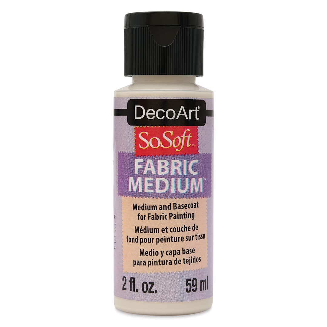 Open in modal - DecoArt SoSoft Fabric Medium - 2 oz, Bottle