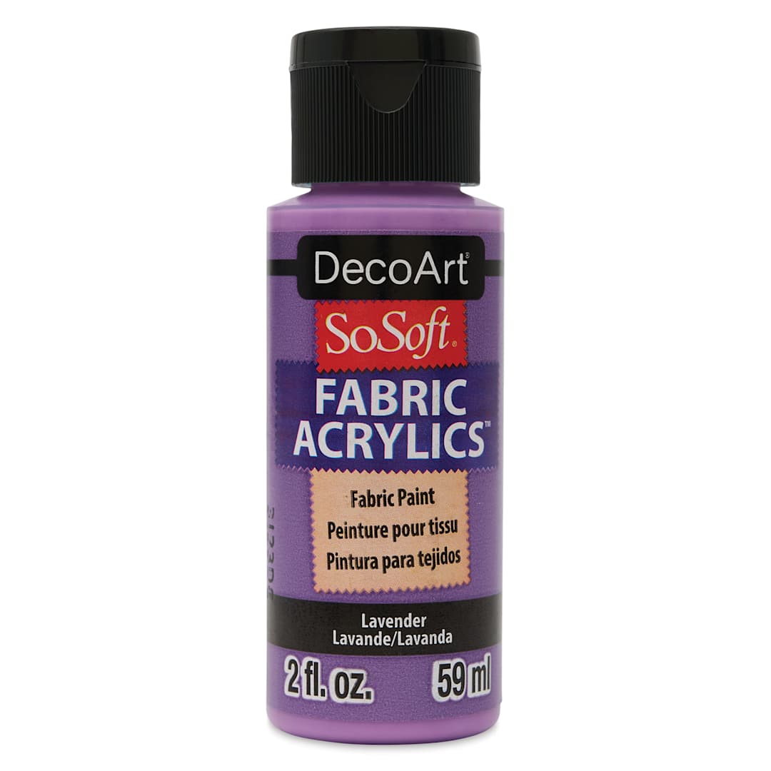 Open in modal - DecoArt SoSoft Fabric Paint - Lavender, 2 oz, Bottle
