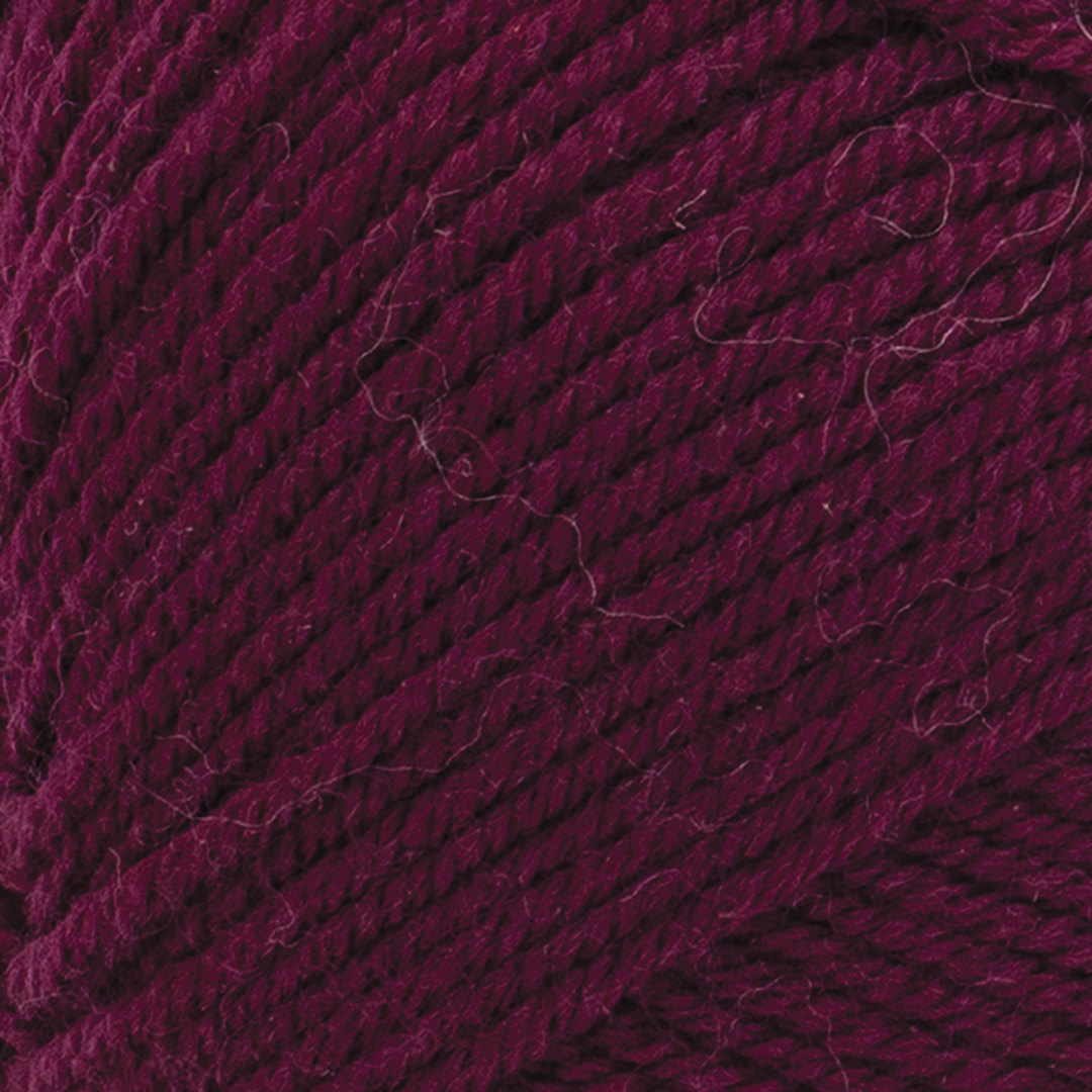 Open in modal - Lion Brand Yarn Collection Superwash Merino Yarn - Burgundy close up to show texture