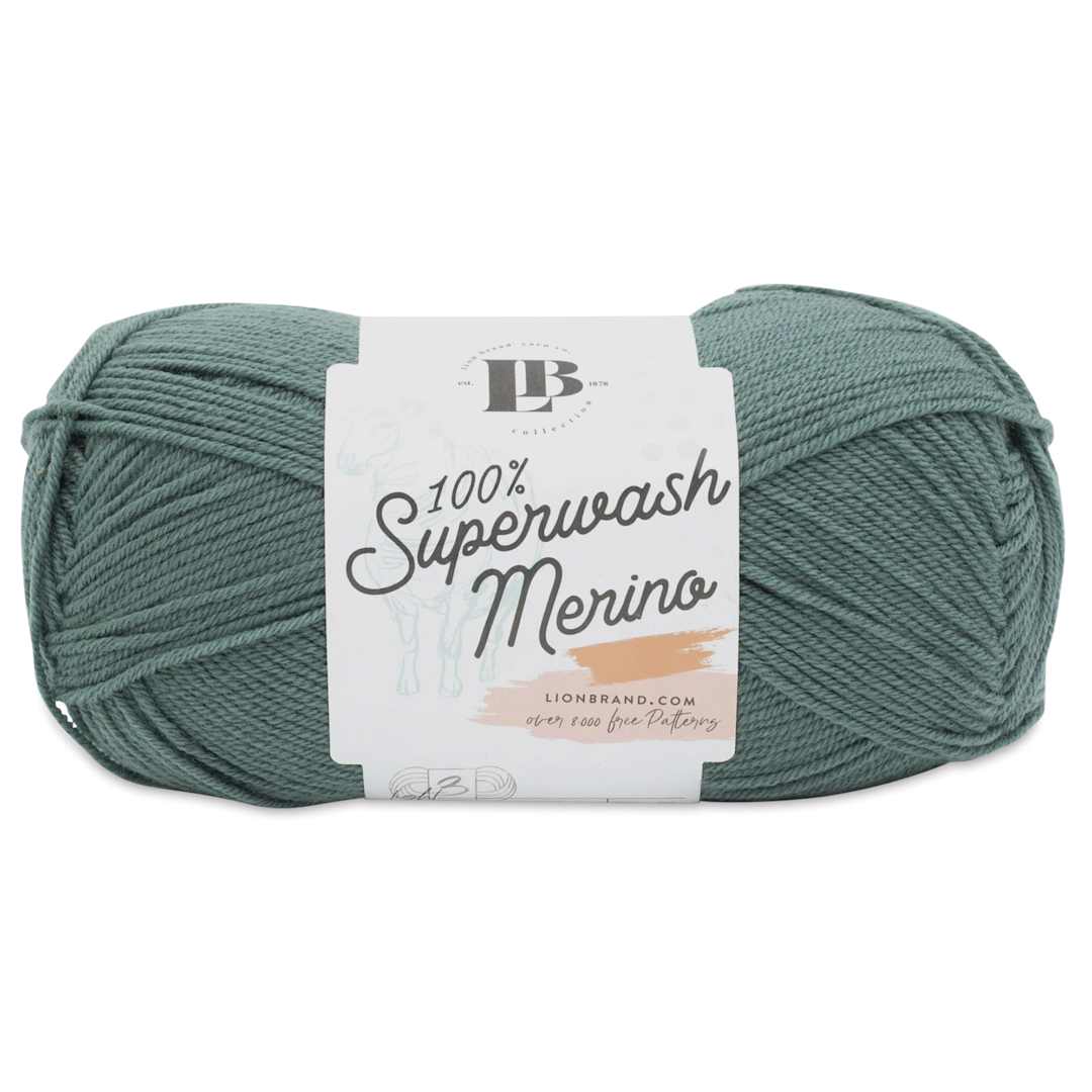 Open in modal - Lion Brand Yarn Collection Superwash Merino Yarn - Sage
