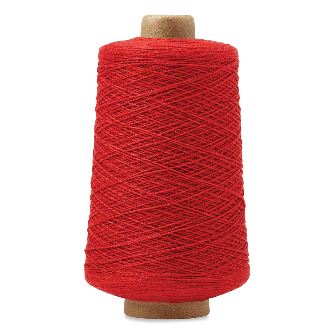 Open in modal - Gist Yarn Beam 8/2 Organic Cotton Weaving Yarn - Cardinal, 8 oz