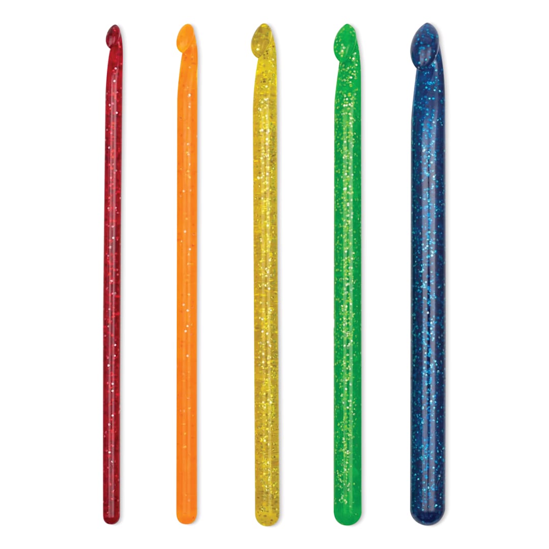 Open in modal - Prym Pop Crochet Hook Set - Set of 5, 5 - 10 mm